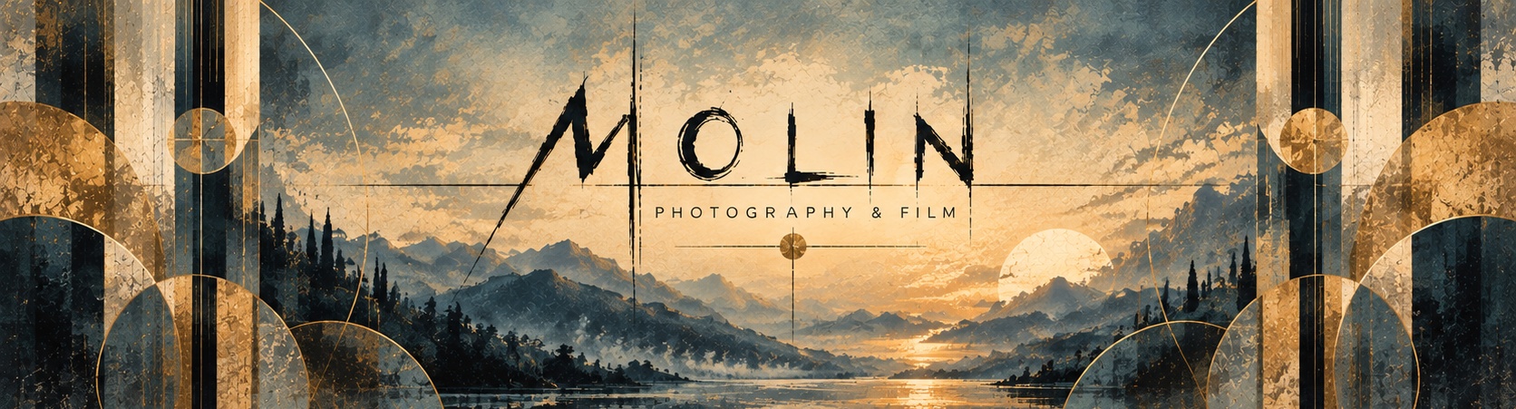 Molin Photography & Film Art Deco landscape banner